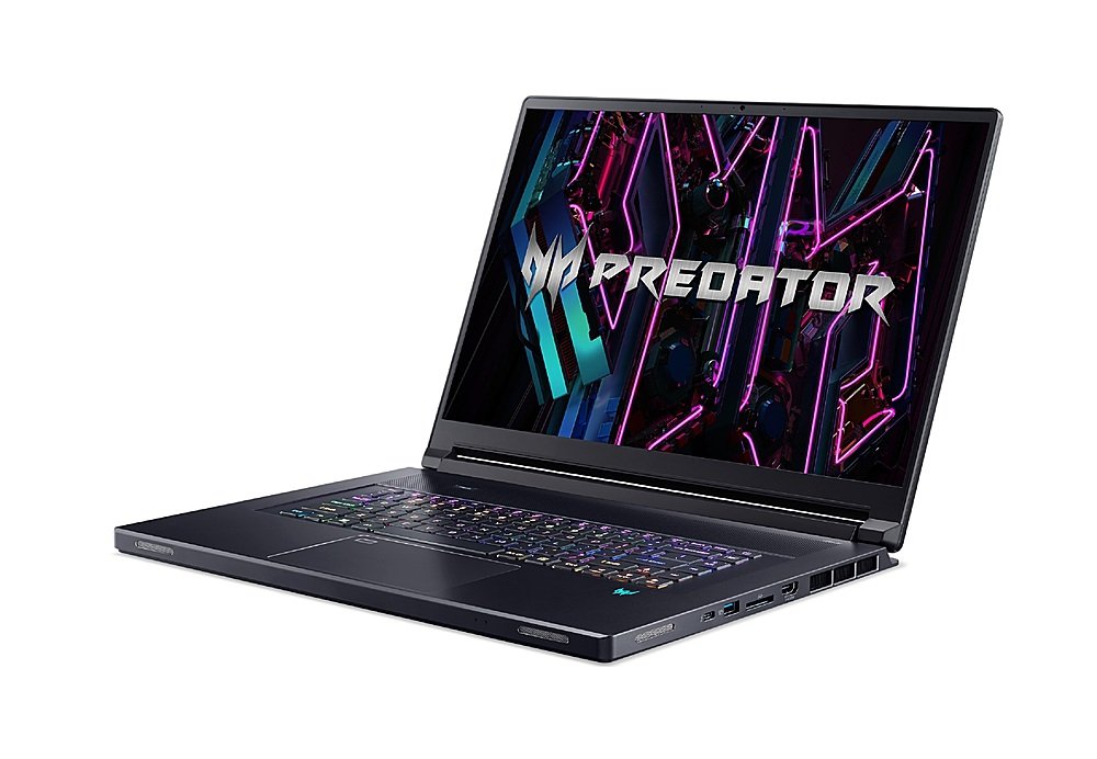 Acer - Predator Triton 17" 250Hz Gaming Laptop Mini-LED – Intel i9-13900HX with 16GB LPDDR5– GeForce RTX 4090 - 2TB SSD - Abyssal Black